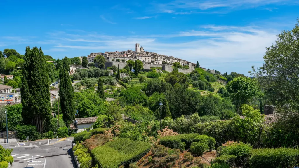 Saint-Paul-de-Vence, a hilltop village on the French Riviera